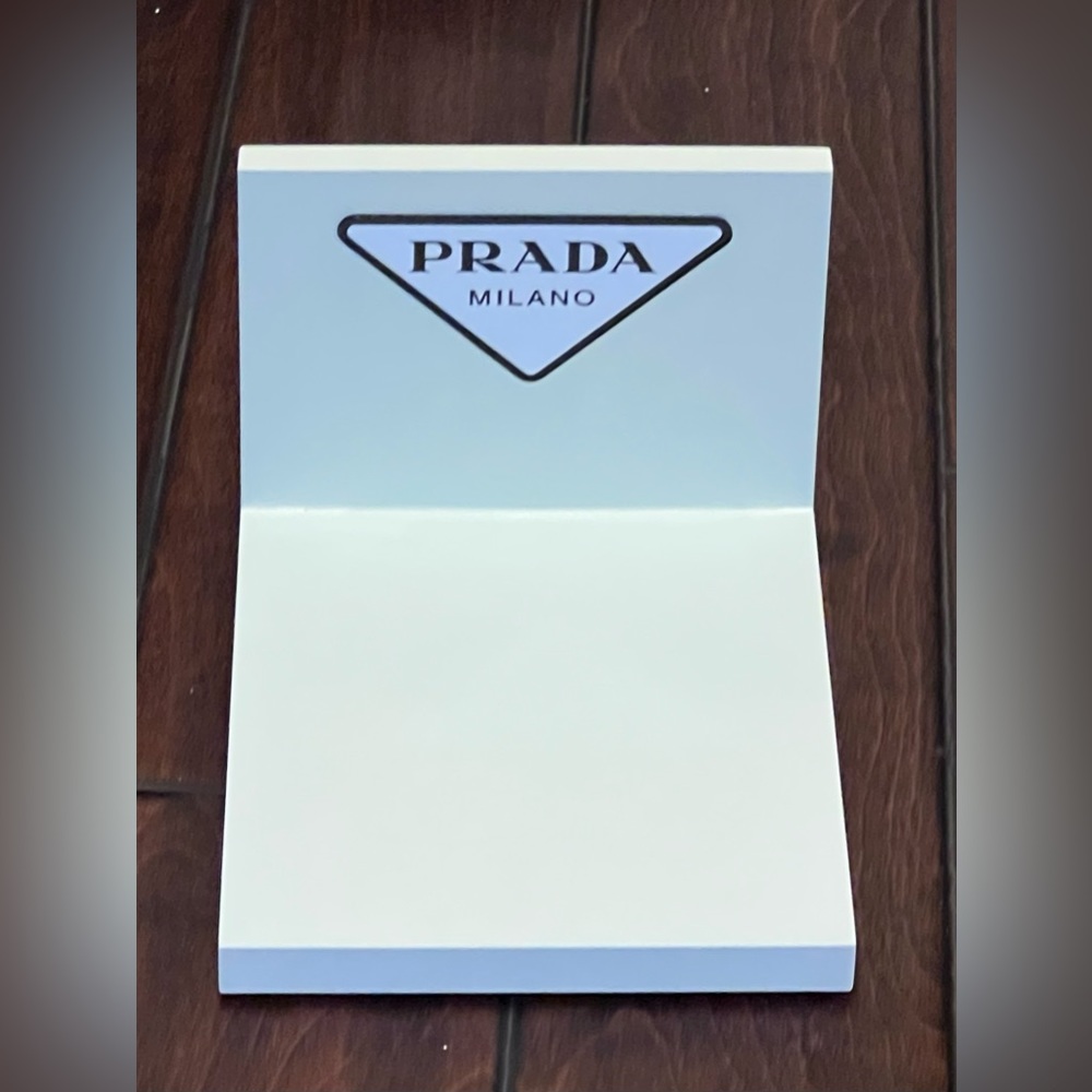 PRADA “L-Shaped” Counter Display Magnetic Logo-BRAND NEW-Retail Branded Display